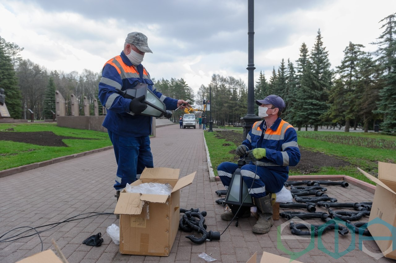 Благоустройство парка Победы близится к завершению | Официальный сайт МБУ  Издательский дом Уфа