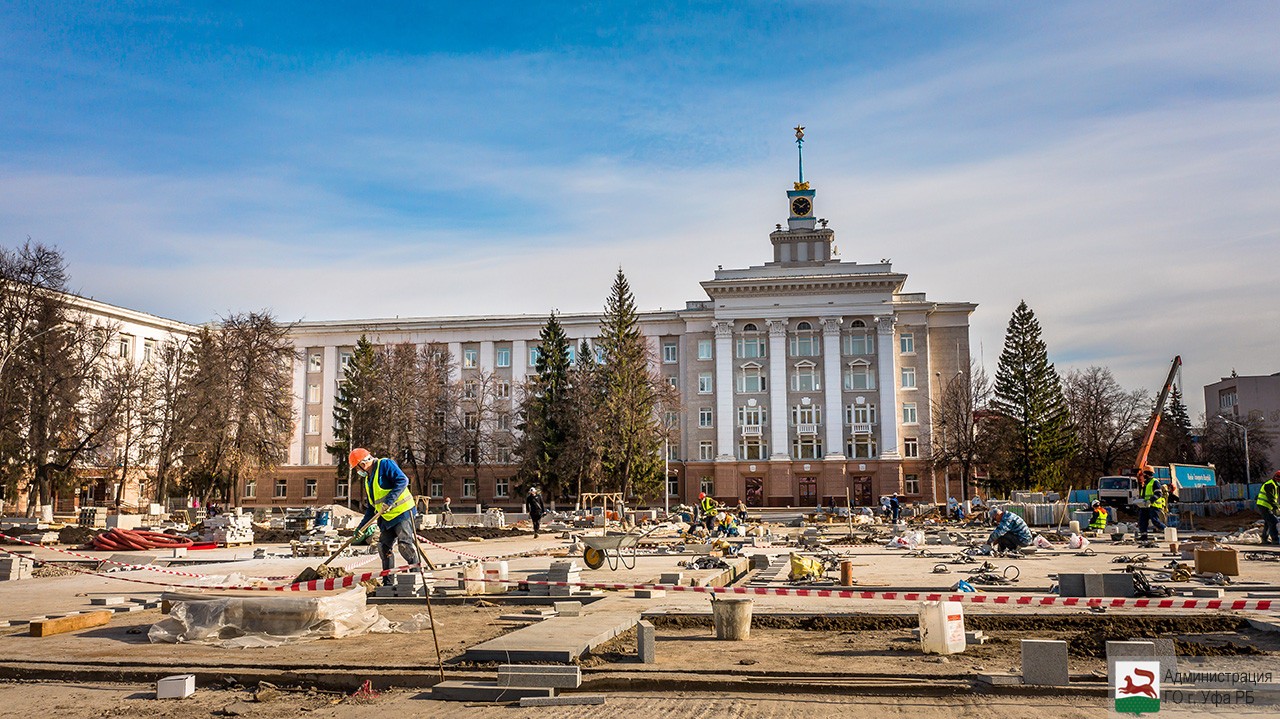 Реконструкция Советской площади в Уфе идет полным ходом | Официальный сайт  МБУ Издательский дом Уфа